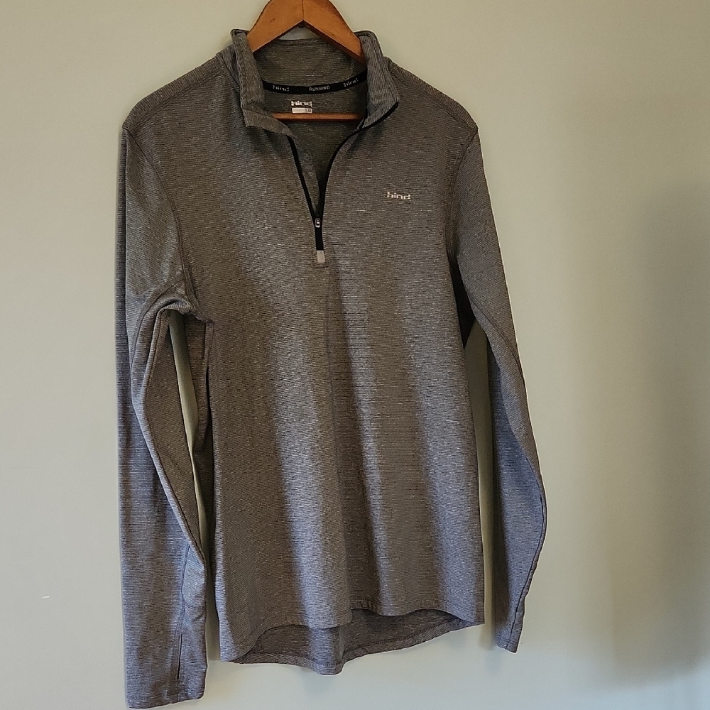 Men’s Gray Performance Running 1/4 Zip – Size M - Picture 2 of 13